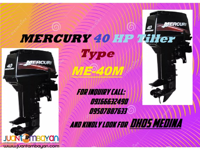 Mercury 30 HP Outboard Motor Are Now For Sale in The Market