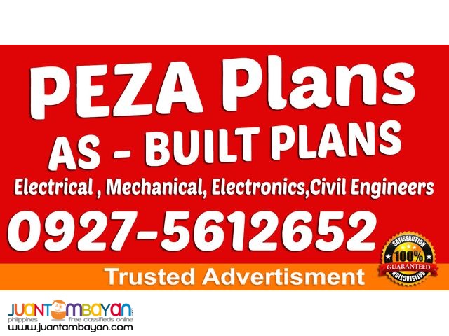PEZA Plans As Build Plans Office / Building Plans