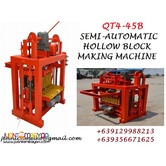 QT4-45B Semi-Automatic Hollow Block Making Machine