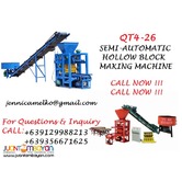 QT4-26 Semi-Automatic Hollow Block Making Machine
