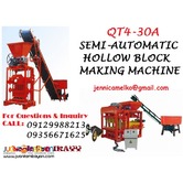 QT4-30A Semi-Automatic Hollow Block Making Machine