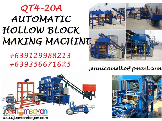 QT4-20A Automatic Hollow Block Making Machine