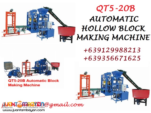 QT5-20B Automatic Hollow Block Making Machine