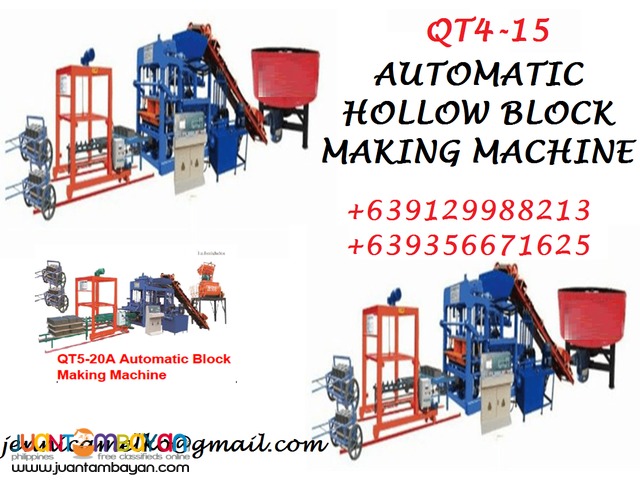 QT4-15 Automatic Hollow Block Making Machine