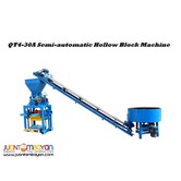 QT4-30A Semi-automatic Hollow Block Machine 