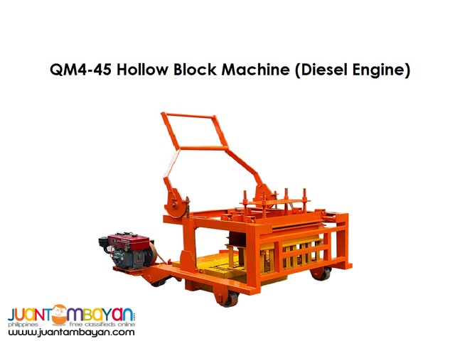 QM4-45 Hollow Block Machine (Diesel Engine) 