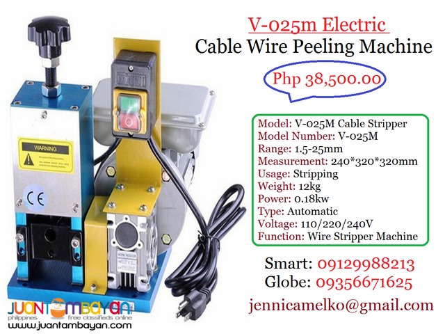 V-025m Electric Cable Wire Peeling Machine
