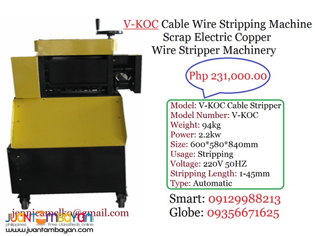 V-KOC Cable Scrap Electric Copper Wire Stripper Machine