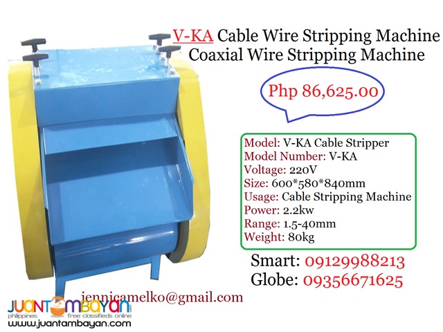 V-KA Cable Wire Stripping Machine Coaxial