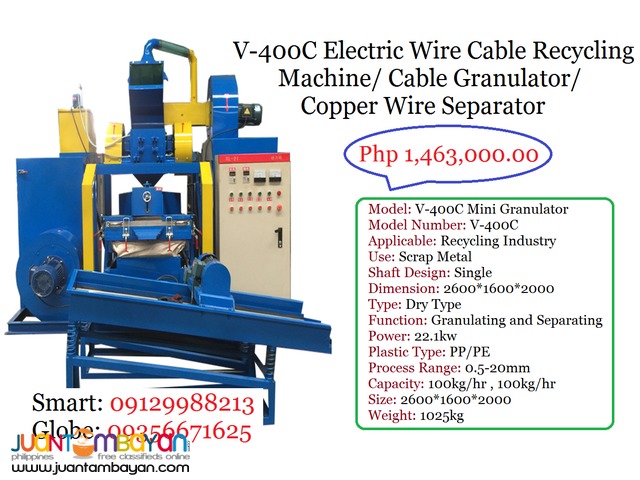 V-400C Electric Wire Cable Recycling Machine