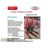 manual hydraulicstacker