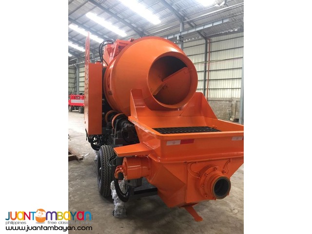 SELF FEEDING MIXER WITH CONCRETE PUMP