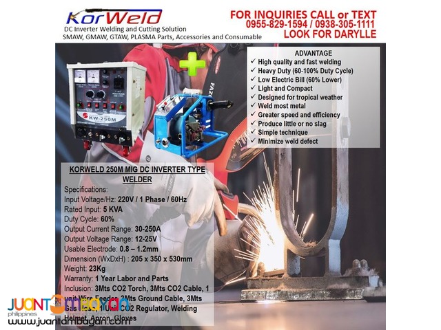 MIG Welding Machine Korweld 250M