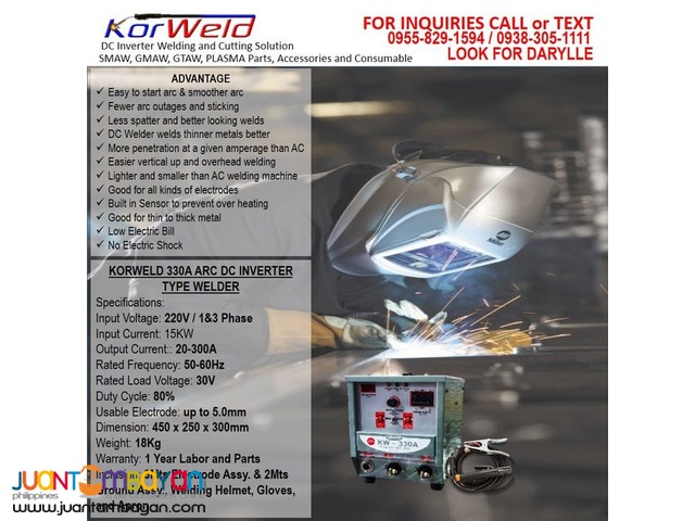 ARC/Stick Welding Machine  Korweld 330A 
