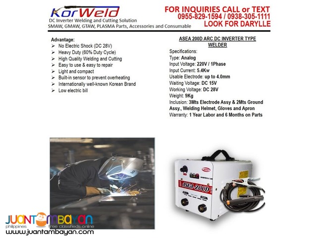ARC/Stick Welding Machine ASEA 200D