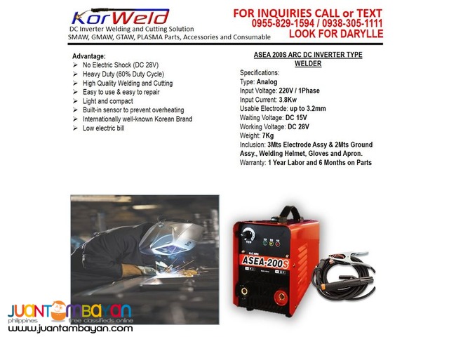 ARC/Stick Welding Machine ASEA 200S