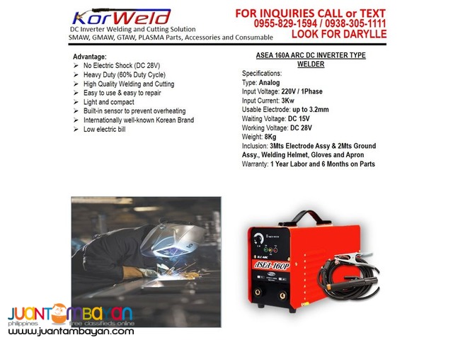 ARC/Stick Welding Machine ASEA 160A