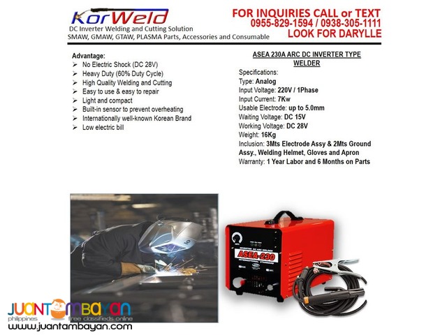 ARC/Stick Welding Machine ASEA 230A
