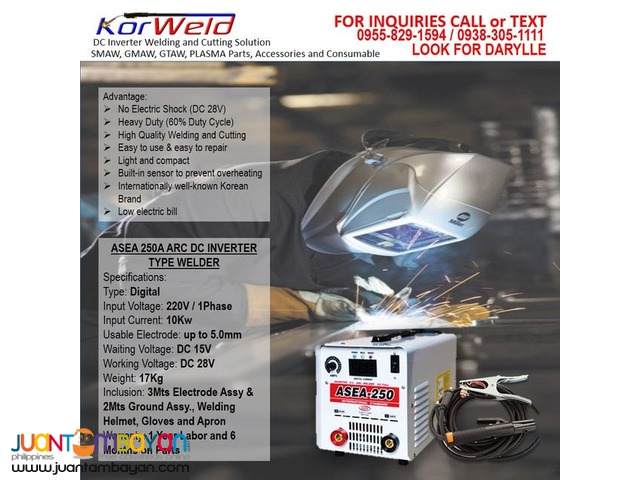 ARC/Stick Welding Machine ASEA 250A