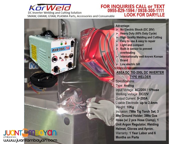 TIG Welding Machine ASEA TIG200L