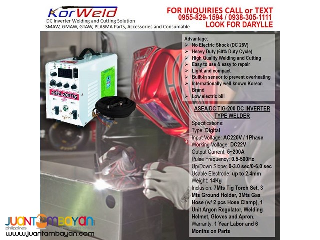TIG Welding Machine ASEA TIG200