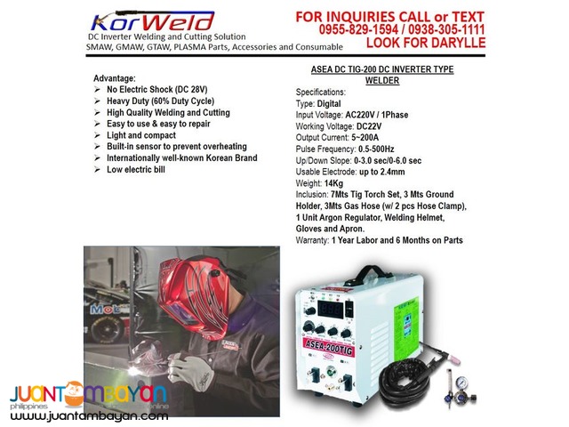 TIG Welding Machine ASEA TIG200