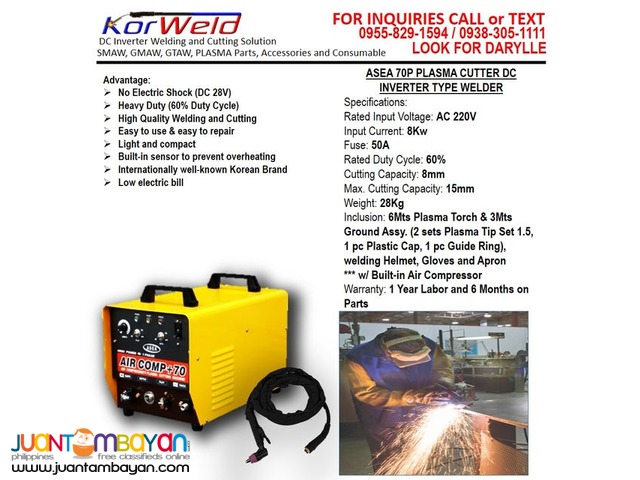 Plasma Cutter ASEA 70P