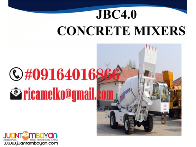 JBC4.0 CONCRETE MIXERS