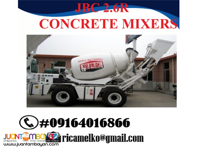 JBC 2.6R CONCRETE MIXERS