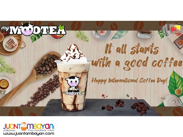 Food Cart Franchise Emotea Milk Tea Fruit Tea Iced Coffee