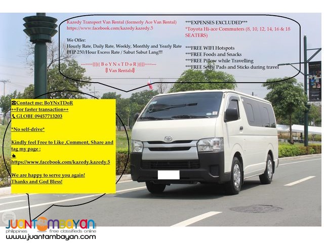 self drive van hire near me