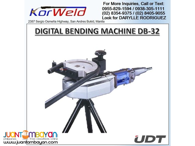 Digital Pipe Bending Machine - UDT DB32