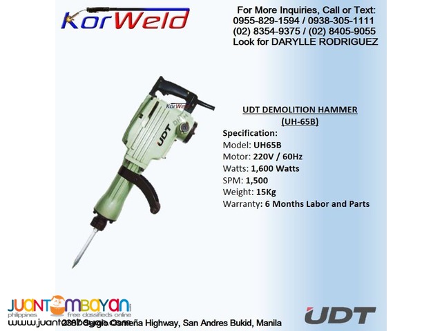 Demolition Hammer - UDT UH65B
