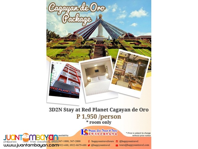 3D2N Cagayan De Oro Package