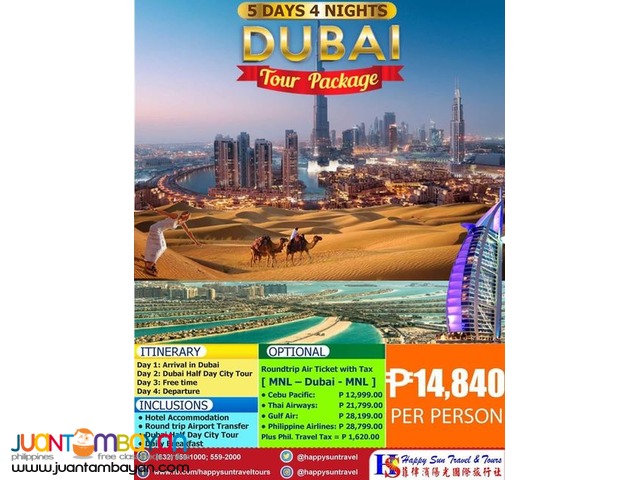 5D4N Dubai Tour Package