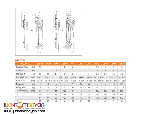 DAESAN CHAIN BLOCK (MADE IN KOREA)