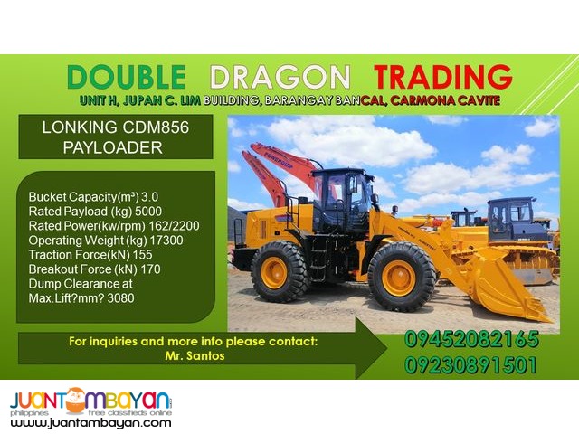 LONKING CDM856 WHEEL LOADER / PAYLOADER