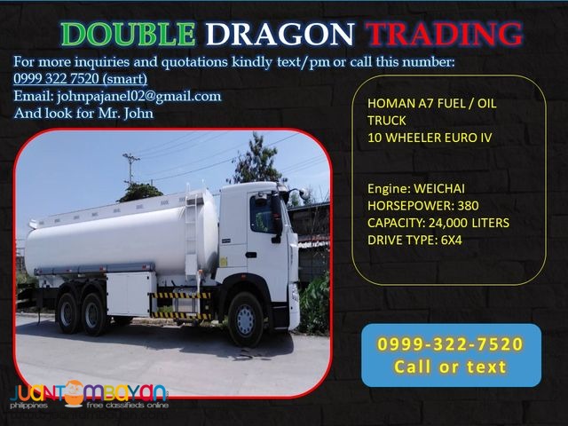 HOWO FUEL TRUCKS and TANKERS