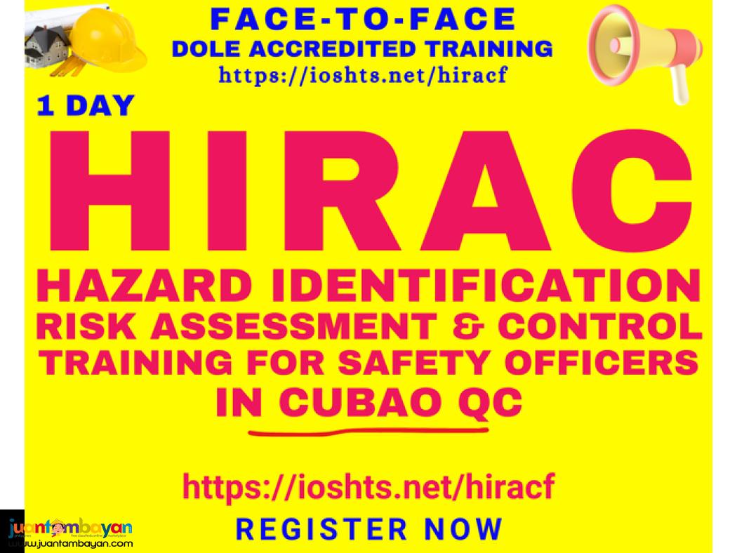 HIRAC Training DOLE Accredited Safety Officer Training