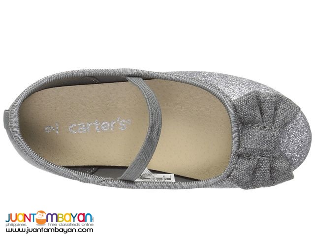 Carter's Girls' Big bow ballet flat shoes