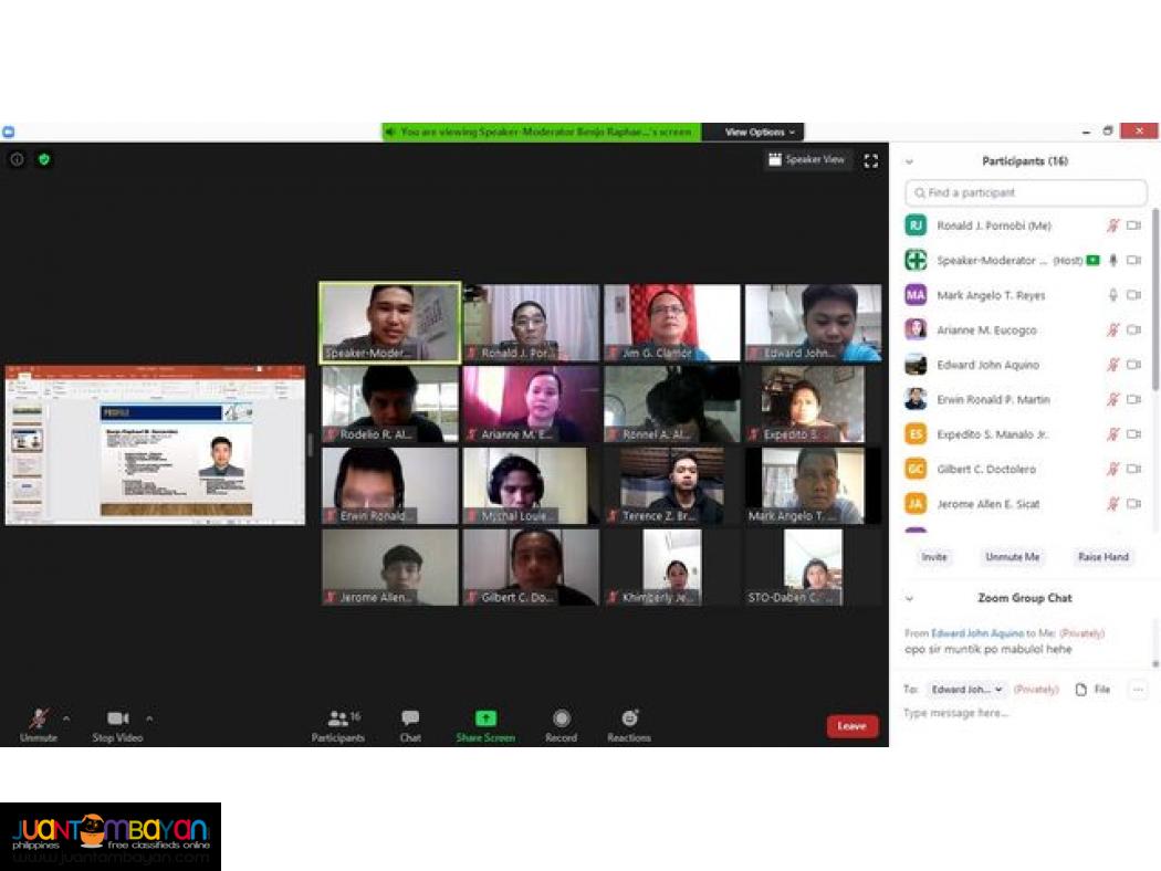 HIRAC Training DOLE Accredited Safety Officer Training Online SO3 SO2