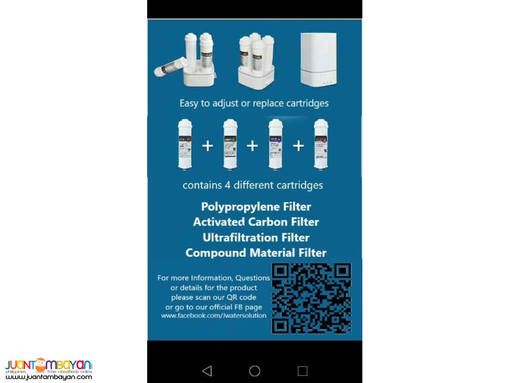 JW Solutions 4-Stage Ultrafiltration Purifier System