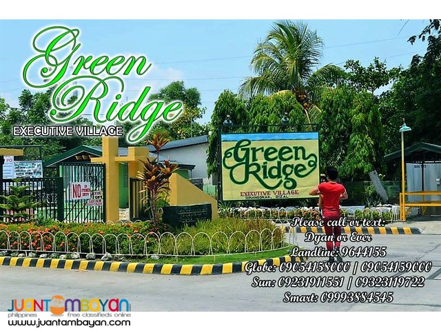 Greenridge Binangonan Residential Lot for Sale
