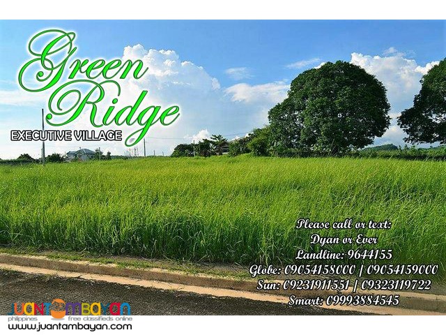 Greenridge Binangonan Residential Lot for Sale