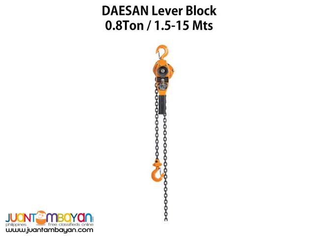 Lever Block 0.8 Ton D1 Type (Made In Korea)