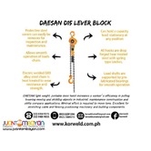 Lever Block 1.5 Ton D1 Type (Made In Korea)