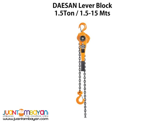 Lever Block 1.5 Ton D1 Type (Made In Korea)