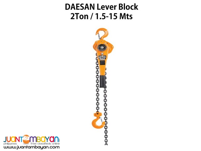 Lever Block 2 Ton D1 Type (Made In Korea)