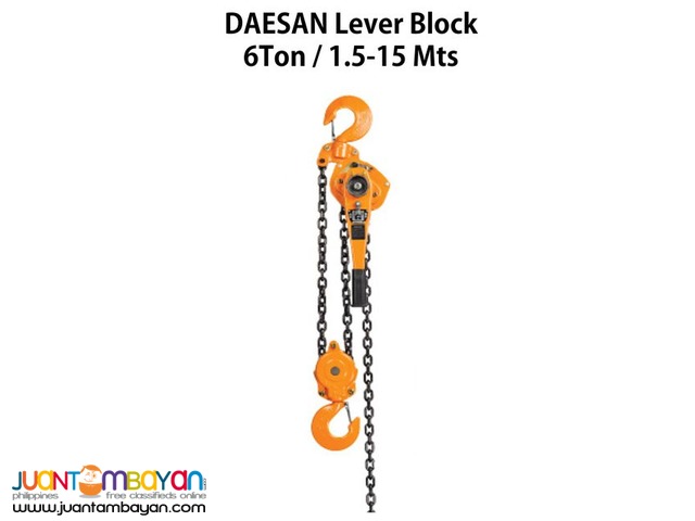Lever Block 6 Ton D1 Type (Made In Korea)