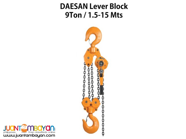 Lever Block 9 Ton D1 Type (Made In Korea)